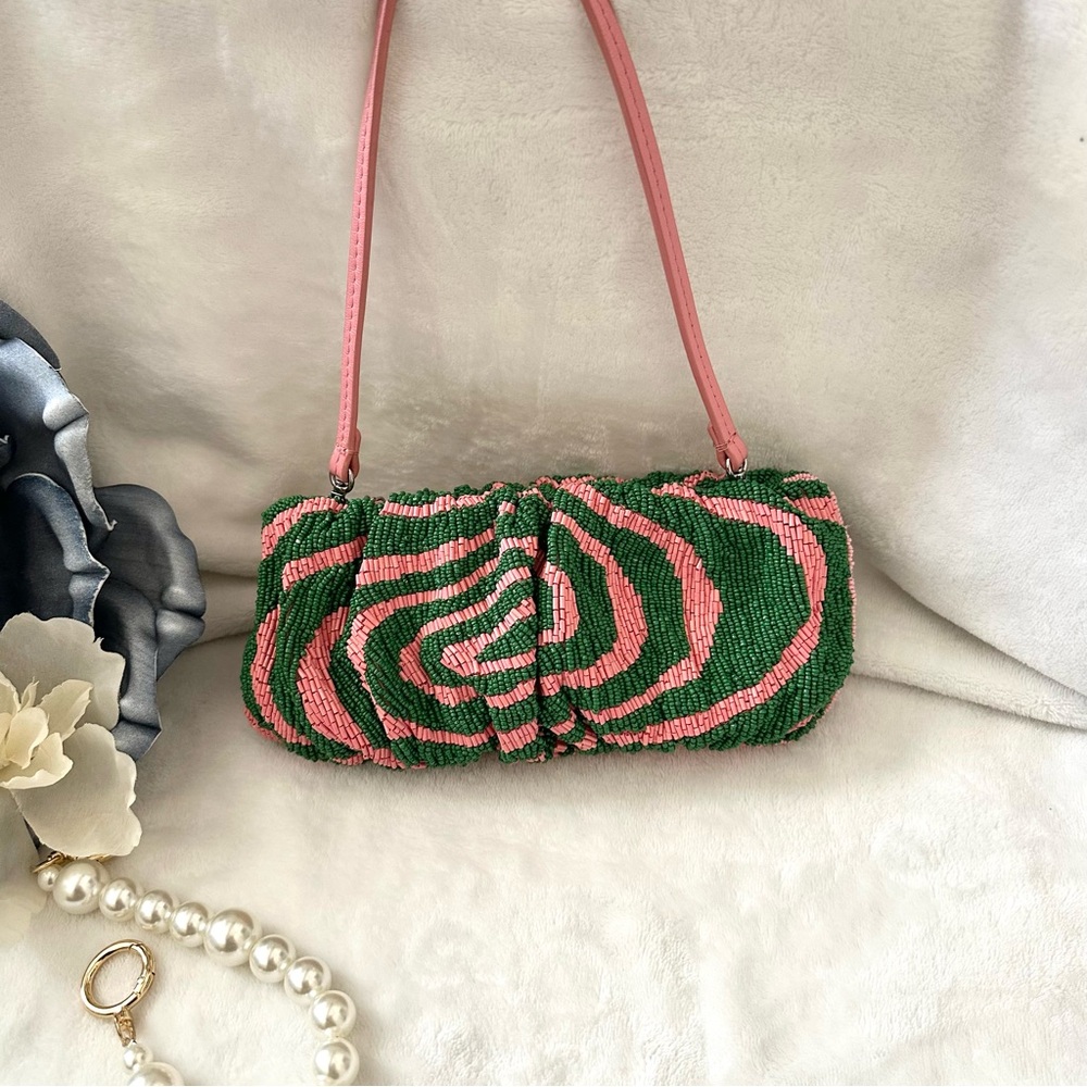 STAUD Beaded Bean Convertible Clutch Bag - Picture 11 of 16